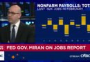 Fed Governor Miran says job losses in February add to the case for more interest rate cuts