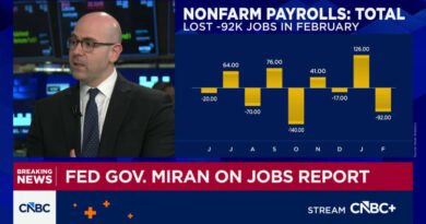 Fed Governor Miran says job losses in February add to the case for more interest rate cuts