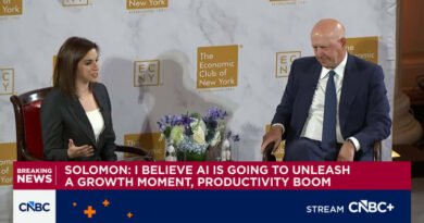 Goldman Sachs CEO David Solomon says markets are in 'greed' mode as AI companies seek billions